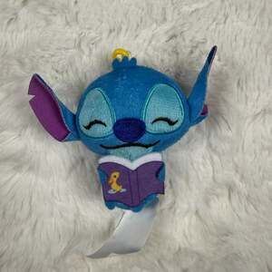 Disney Stitch Plush Keychain Ugly Duckling Book